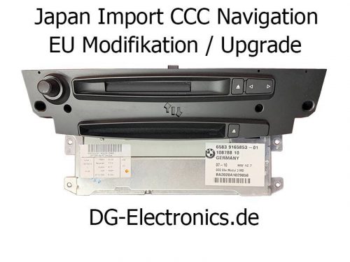 BMW Japan Import CCC Navigation auf EU Modifikation / Upgrade codierung